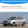 JDMON Front Driver Side Exterior Door Handle with Bracket Replacement for Ford Focus 2008 2009 2010 2011 Outside Outer Handle Replacement for 8S4Z-5422404-AA 8S4Z-54218A14-AA 8S4Z-5426685-B view 2