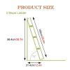 BXKCFYBSQ Bunk Bed Ladder/Replacement Ladder, Universal Space Saving RV Ladder, Indoor Loft Bed Wooden Inclined Ladder with Hook Bracket and Anti-Slip Feet (Size : 100cm(39in)) view 2