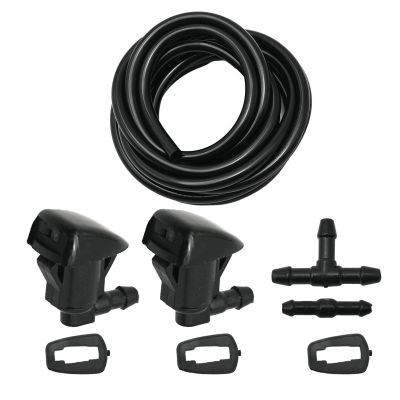 DUZFOREI Windshield Washer Squirter Nozzle Kit Spray Jet Kit 55079049AA Replacement for Jeep Grand Cherokee Chevrolet Malibu Pontiac G6 Saturn Aura