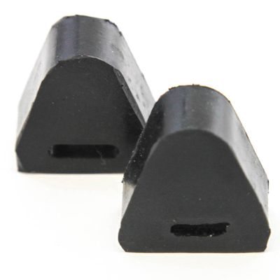 Unifizz Car Tailgate Bumpers Compatible with Silverado Sierra Red Hound Auto 2 Rubber Right or Left Side Latch Cushion Stop