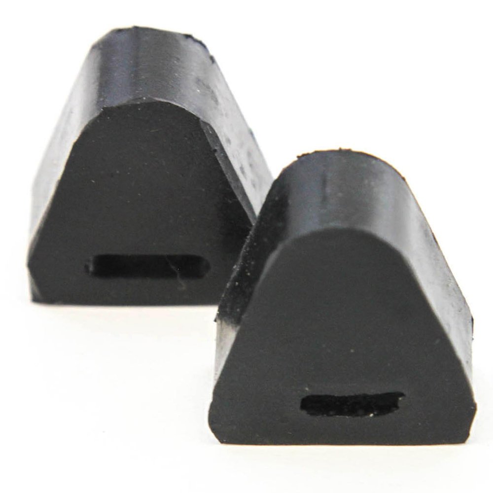 Unifizz Car Tailgate Bumpers Compatible with Silverado Sierra Red Hound Auto 2 Rubber Right or Left Side Latch Cushion Stop