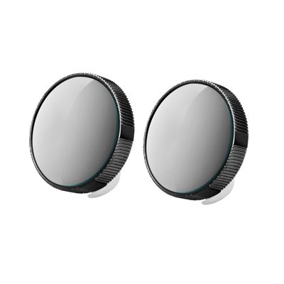 FAVOMOTO 2pcs Mirror Wide Angle Rear View Mirror for Safe Driving Easy Installation Vehicle Accessory Black