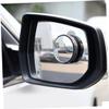 FAVOMOTO 2pcs Mirror Wide Angle Rear View Mirror for Safe Driving Easy Installation Vehicle Accessory Black view 2