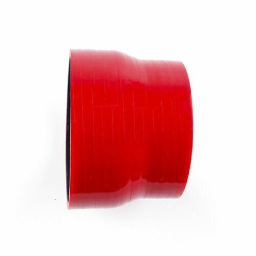 JOIUYOLJ Straight Reducer Hose Coupler ID 2 to 2.12 inch51mm to 54mmfor Universal Turbo Intercooler Direct Air Intake Pipe Reinforced 4-Ply 5.4mm (ID51-54)