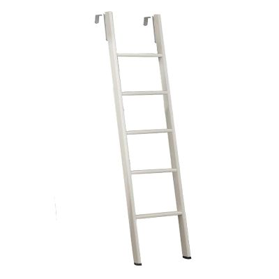 BXKCFYBSQ White Bunk Bed Ladder Loft Bed Ladder, RV Bunk Bed Ladder with Adjustable Hooks, Suitable for Home/Dorm/Apartment, Load 150kg/330lbs (Size : 1.55m/61 Inch)