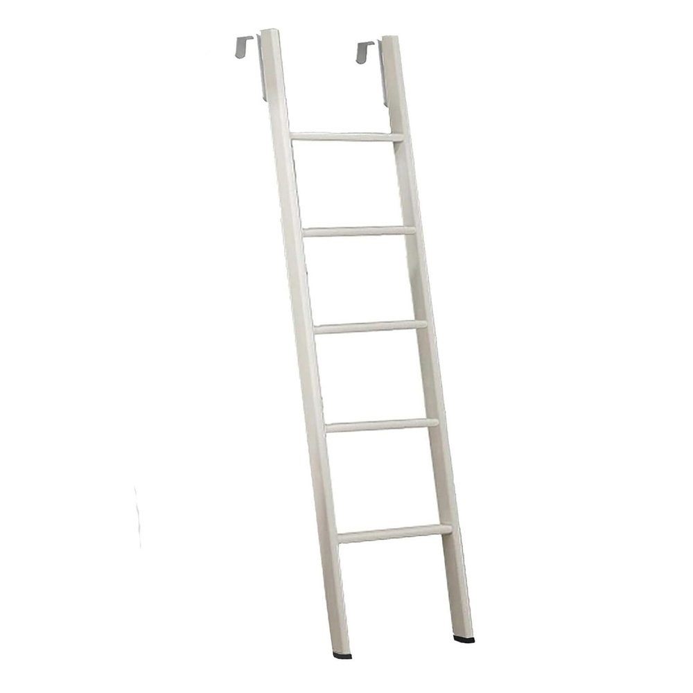BXKCFYBSQ White Bunk Bed Ladder Loft Bed Ladder, RV Bunk Bed Ladder with Adjustable Hooks, Suitable for Home/Dorm/Apartment, Load 150kg/330lbs (Size : 1.55m/61 Inch)