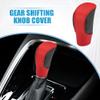 A ABSOPRO Gear Shifting Knob Cover Automatic Transmission Lever Trim for Honda HR-V 2023 2024 Faux Leather Red view 2