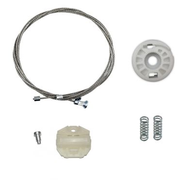 VIP KROM for Mercedes E Class W210 S210 E300 E320 E420 E430 E55 AMG Windows Regulator Repair Kits Rear Right or Left passenge (Left)