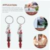 SOESFOUFU 2pcs Keychain Pendant Durable Auto Part Model Key Holder Ring Spring Design for Car Lovers Easy to Use and Reliable Key Hanging Accessories view 4