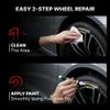 Wheel Scratch Fix Gloss Black Magic Car Scratch Remover Pen - Alloy Wheel Touch Up Paint Pen for Cars, Curb Rash Removal with Fast-Drying & Long-Lasting OEM Finish, Vehicles Rim Repair Paint for Chip (Universal Gloss Black Wheel Paint (Pen Only)) view 3