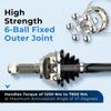 Bode-man Front Left CV Axle for 2005-2010 Jeep Commander Grand Cherokee 4WD view 4