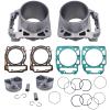 Glintique OEM 2 Sets Cylinder Kit for Stels Guepard Rosomaha Viking Ermak 800 Enduro 400 ATV 100402-001-0000 LU049838 100401-800-0000 LU072405 Accessories view 3