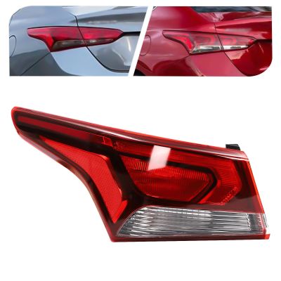 DCEHKR for Hyundai Accent Taillight Halogen Taillight Fit 2018-2020 for Hyundai Accent OE 92401-J0010 Replacement Taillight for Hyundai Accent (Left)
