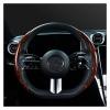 Car Steering Wheel Cover for Car Steering Wheel Cover Mahogany Grain Car Accessories Comfortable Feel Easy to Install (Color : 1#) view 1