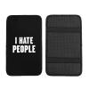 YOITS I Hate People Car Center Console Armrest Cover Universal Soft Car Seat Armrest Box Cushion Interior Decoration view 1