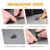 Karlass Car Front Windshield Washer Nozzle, Front Windshield Wiper Nozzle Spray Sub Assembly, Automotive Replacement Durable Adjustable Spray Jet Kit 2Pcs Car Wiper Washer Sprayer view 3