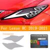 JCAKES Car Headlight Protective Film Vinyl Restoration Transparent Black TPU Stickerfor Lexus RC 2019-2021 Accessories view 2