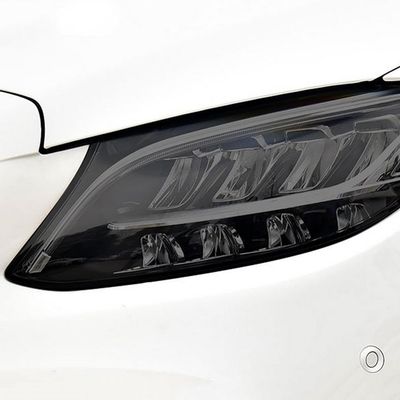 JCAKES Car Headlight Protective Film Transparent Smoked Black TPU Sticker for Mercedes Benz C Class W204 W205 C63 AMG A205 C205 S205 2011-Present