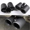 Konforhom For Land Rover Defender 90 110 2020-2024 Black Carbon Fiber Rear Exhaust Pipe Muffler Tips view 1