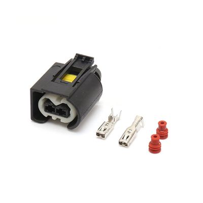 Milkweed Multi-Purpose 2 Pin Female Automotive Ignition Coil Wire Harness Damper Plug 09441292 Waterproof Auto Connector 9441292 DJ7026CA-3.5-21 (Size : 5 Sets)