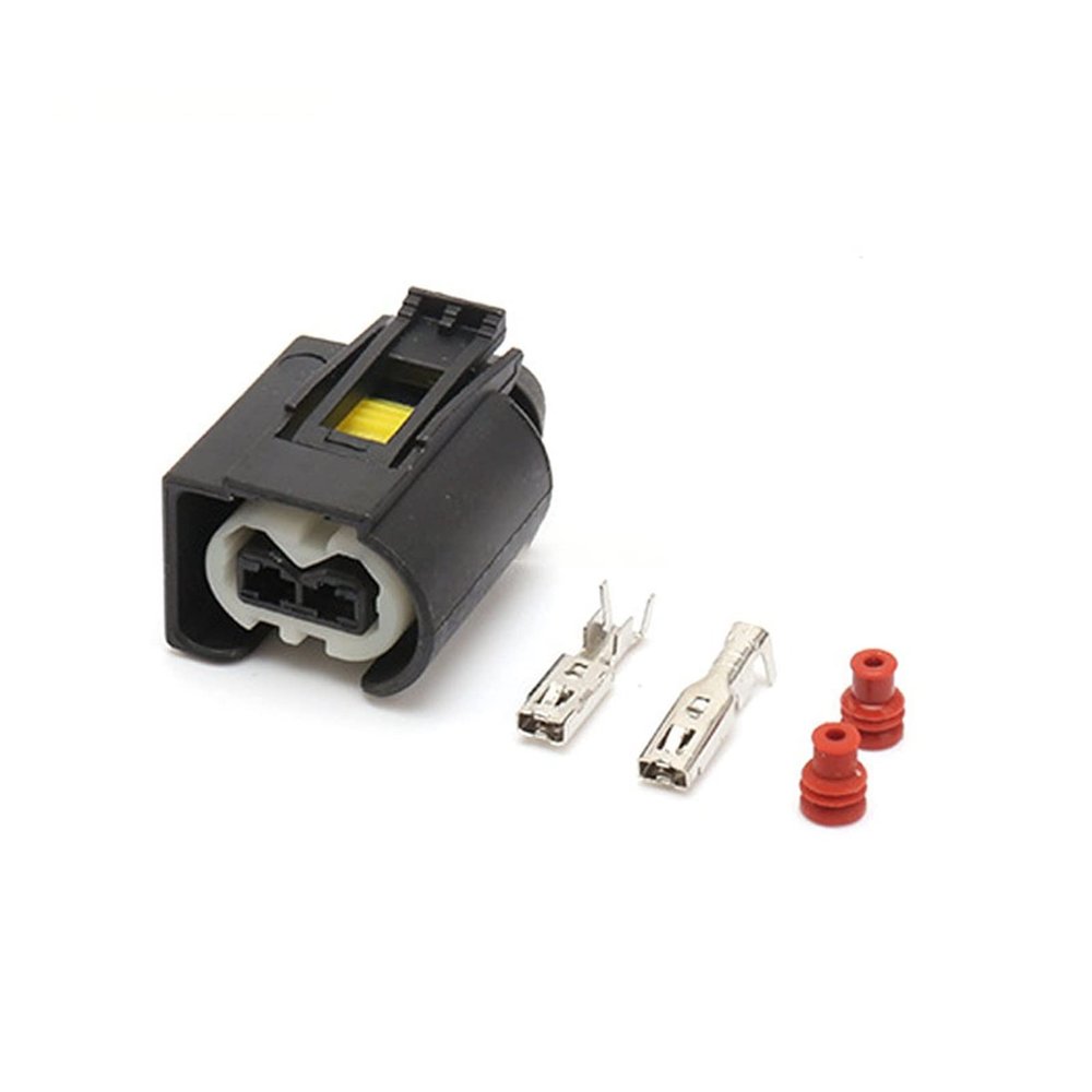 Milkweed Multi-Purpose 2 Pin Female Automotive Ignition Coil Wire Harness Damper Plug 09441292 Waterproof Auto Connector 9441292 DJ7026CA-3.5-21 (Size : 5 Sets)