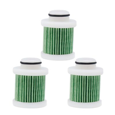Saihisday 6D8-24563-00-00 Fuel Filter Element Replacement for Yamaha F30 F40 F50 F60 F70 F75 F90 F115 LF115 T50 T60 50HP - 90HP 4-Stroke Outboard Motor 2006 and Up(3PCS)