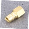 Male Iron Thread Flexible Tap Adapters Hose Connector Fittings Set,Air Line Connectors Hose Fitting Quick Connectors Air Coupler and Plug Set, jointer hose pipe 3/8 inch shutoff connector valve quick view 2