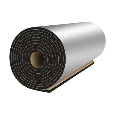 Self-Adhesive Aluminum Foil Sound Insulation Cotton,Insulation Cotton,Self-Adhesive Mat Roll Fire-Proof Insulated WaterproofThermal And Vapor Barrier,For Car Shed ( Color : 5MM(THK) , Size : 1m )