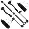 8pc Set Front Inner Outer Tie Rod End w/Boot Sway Bar for Kia view 1