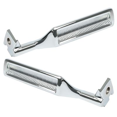 KUAFU Interior Inside Door Handle Compatible with 1987-1999 Ford F150 F250 F350 Bronco F53 F59 F800 Replacement for 77178 77177 Front/Rear Left Driver & Right Passenger Side - Silvery 2Pcs