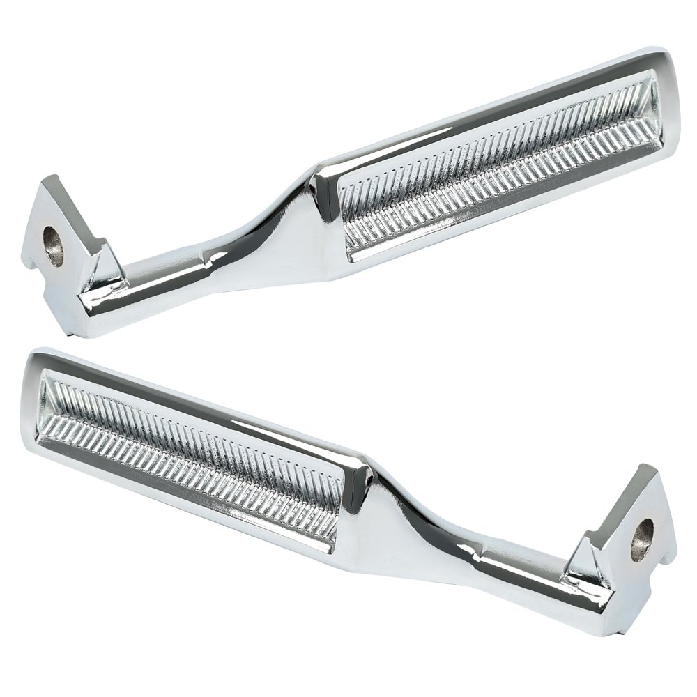 KUAFU Interior Inside Door Handle Compatible with 1987-1999 Ford F150 F250 F350 Bronco F53 F59 F800 Replacement for 77178 77177 Front/Rear Left Driver & Right Passenger Side - Silvery 2Pcs