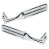 KUAFU Interior Inside Door Handle Compatible with 1987-1999 Ford F150 F250 F350 Bronco F53 F59 F800 Replacement for 77178 77177 Front/Rear Left Driver & Right Passenger Side - Silvery 2Pcs view 1
