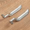KUAFU Interior Inside Door Handle Compatible with 1987-1999 Ford F150 F250 F350 Bronco F53 F59 F800 Replacement for 77178 77177 Front/Rear Left Driver & Right Passenger Side - Silvery 2Pcs view 4