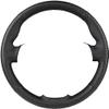 DIY Artificial Leather Steering Wheel Cover Hand-Stitched,for Rapid for Spaceback 2016,Black Leather Car Steering Wheel Cover view 2