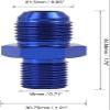 XYWHPGV Blue Aluminium Alloy and 10 to M18 x 1.5 Heating Oil Hose Connection Adapter (BF5C7 13053 3F850 FCD5B DF29E 31585 view 2