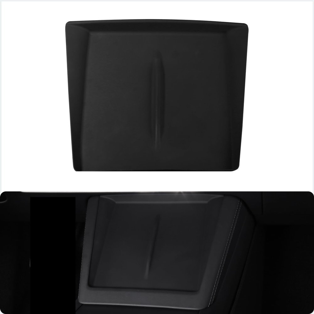 BASENOR 2026 Upgrade Center Console Wireless Charger Mat for 2024 2025 2026 Model 3 Highland Silicone Cover Wireless Charging Phone Pad [Proprietary Design] Interior Accessories
