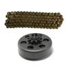 YC Yier Centrifugal Clutch Go Kart Clutch Predator Engine Clutch Baja Mini Bike 20mm Bore 10 Tooth 10T with #40/41/420 Chain 6.5HP for Drift Trike Fun Cart ATV Quad (20mm Bore) view 1