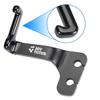 JOYTUTUS Rear Door Limiting Straps Extension Bracket Compatible with 2007-2018 Wrangler JK 4 Door, Heavy Duty Door Strap Extension Brackets with Rubber Sleeve Protective Design view 3