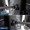 JOYTUTUS Rear Door Limiting Straps Extension Bracket Compatible with 2007-2018 Wrangler JK 4 Door, Heavy Duty Door Strap Extension Brackets with Rubber Sleeve Protective Design view 4