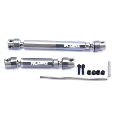 RCAWD 45-60mm 65-78mm Center Driveshafts for CR18P Rock Van CR18P Trail Hunter CR18P Rock Van EVO CR18P EVO Harvest CR18P EVO Trail Hunter Parts Titanium