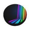Rainbow Lines Spare Tire Cover Tough Tire Wheel Soft Cover Waterproof Weatherproof Tire Protectors Universal Fit for RV SUV Truck Motorhome Camper Travel Trailer 14" 15" 16" 17" view 3