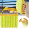 AOCEAN 4 Pcs Blind Cleaner Duster Tool, 7-Finger Dusting Cleaner Tool for Window & Air Vent, Washable Handheld Microfiber Duster Brush for Blinds Dust Dirt view 4