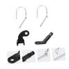 BESPORTBLE 1set Bike Trailer Hitch Coupler Attachment for Bicycles Electric Bikes Durable Design Easy Installation for Outdoor Use Black view 3