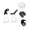 BESPORTBLE 1set Bike Trailer Hitch Coupler Attachment for Bicycles Electric Bikes Durable Design Easy Installation for Outdoor Use Black view 4