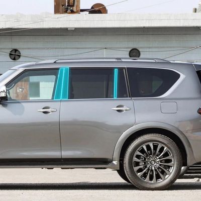 CKLS Car Exterior A/B Window Pillar Anti Scratch Transparent TPU Protection Filmfor Nissan Patrol 2023