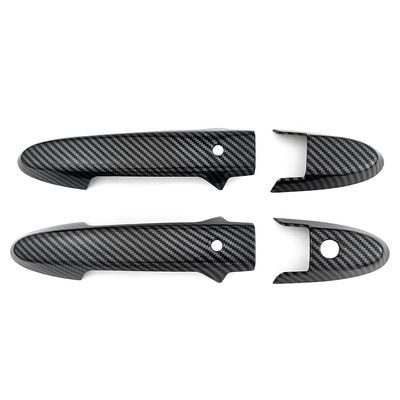 Dakitita Compatible for Honda HRV HR-V 2016 2017 2018 2019 2020 Exterior Accessories Front Door Handle Cover Trim ABS Decor Scratch Protector Caps (Carbon Fiber Pattern Color)