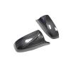 ZIBIAO Side Mirror Full Cover Compatible with BMW X5 E70 2007-2013 X6 E71 2008-2013 Add On/OX Horn Shape Replacement Style Carbon Fiber Body Side Mirror Cover (Color : Add on) view 3
