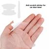 Bittwee 8 PCS Car Door Handle Sticker, Anti-Scratch Car Door Bowl Sticker Protection, Auto Door Cup Protective Sticker, Soft & Comfortable Car Interior AccessoriesBlack view 3