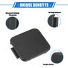 VekAuto Car Tow Hook Eye Hole Cover Cap Compatible for Mercedes-Benz W220 S Class S500 2003-2005, Durable Plastic Black Rear Bumper view 3