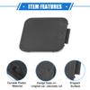 VekAuto Car Tow Hook Eye Hole Cover Cap Compatible for Mercedes-Benz W220 S Class S500 2003-2005, Durable Plastic Black Rear Bumper view 4